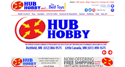 Desktop Screenshot of hubhobby.com