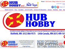 Tablet Screenshot of hubhobby.com